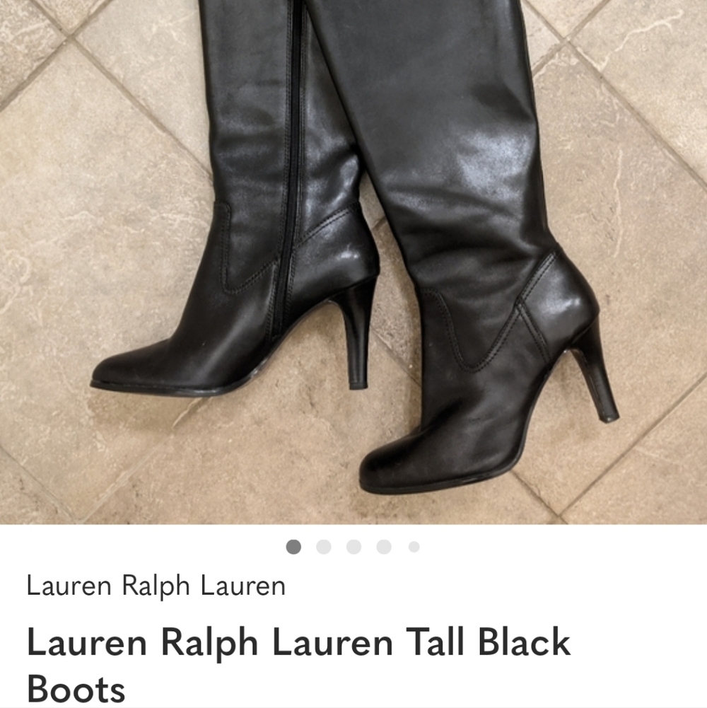 Lauren Ralph Lauren Tall Black Boots